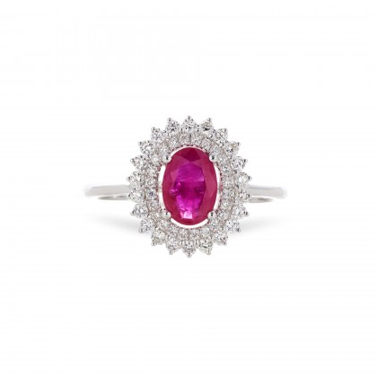 Diamond and Ruby Ring
