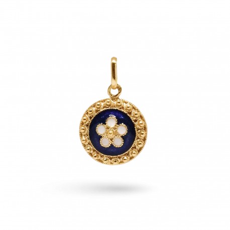 Portuguese Roses | Enamel Medal pendant