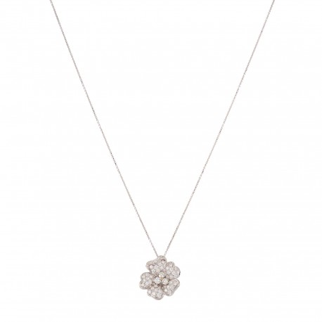 Flora | Diamond Pendant Necklace