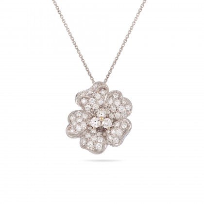 Flora | Diamond Pendant Necklace