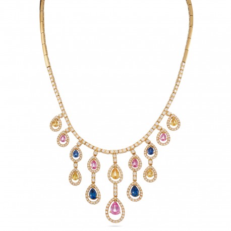 Venezia | Saphyre and Diamond Necklace