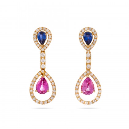 Venezia | Saphyre and Diamond Earrings