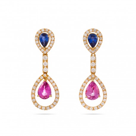 Venezia | Saphyre and Diamond Earrings