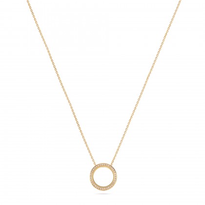 Circles | Diamond Pendant Necklace