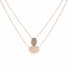 White and Brown Diamond Pendant Necklace