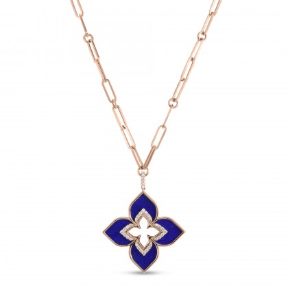 Venetian Princess | Lapis Lazuli and Diamond Necklace
