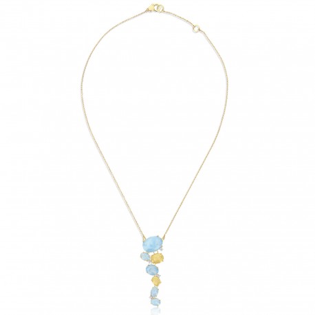 Ipanema | Aquamarine and Diamond Necklace
