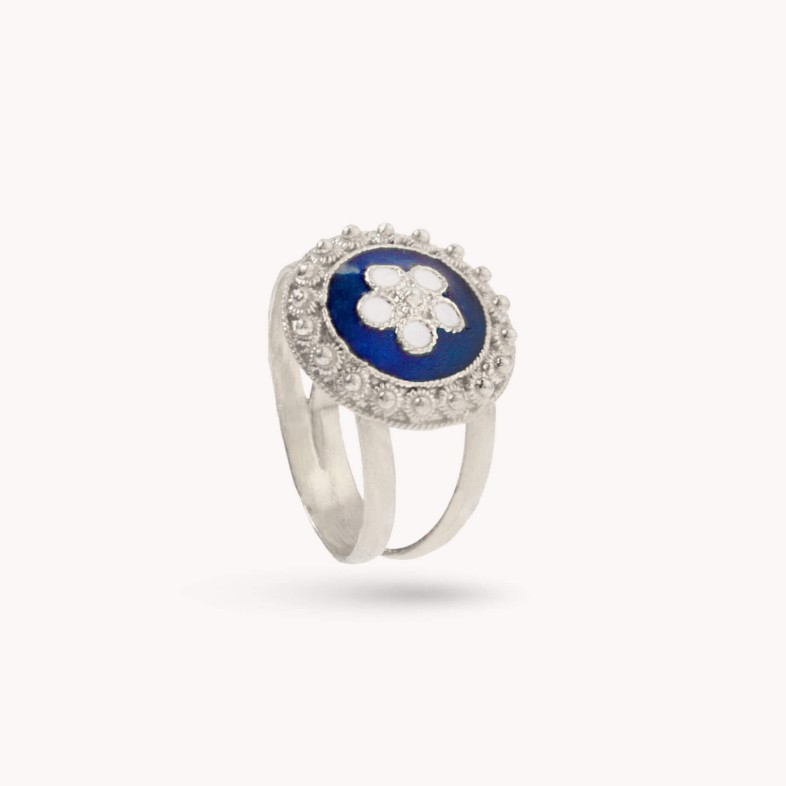 Portuguese Roses | Enamel Ring