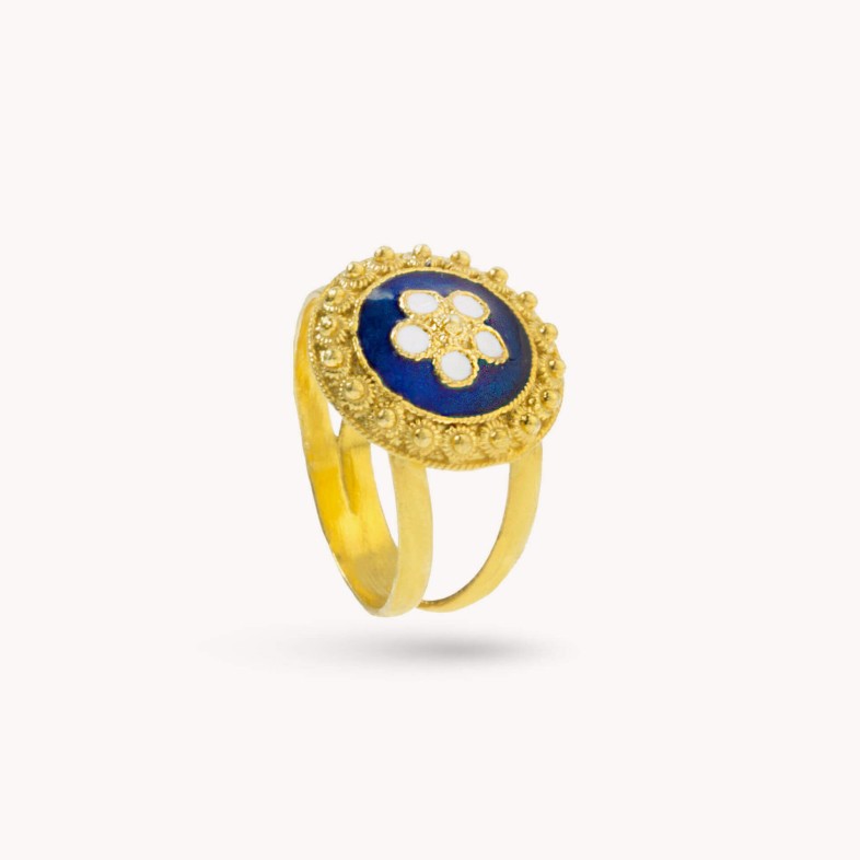 Portuguese Roses | Enamel Ring