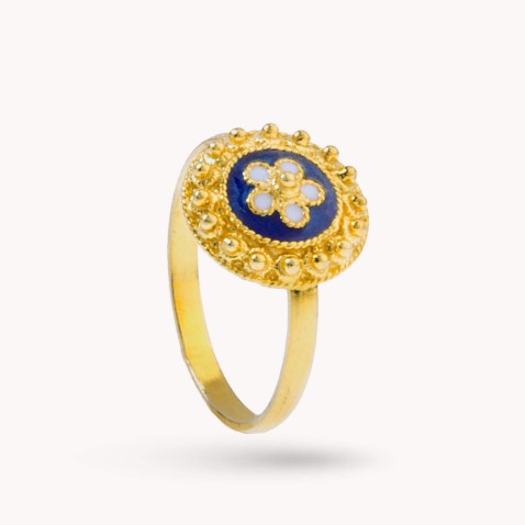 Portuguese Roses | Enamel Ring