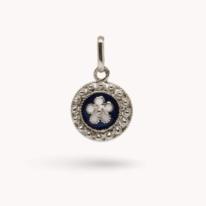 Portuguese Roses | Enamel Medal pendant