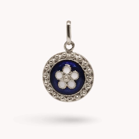 Portuguese Roses | Enamel Medal pendant