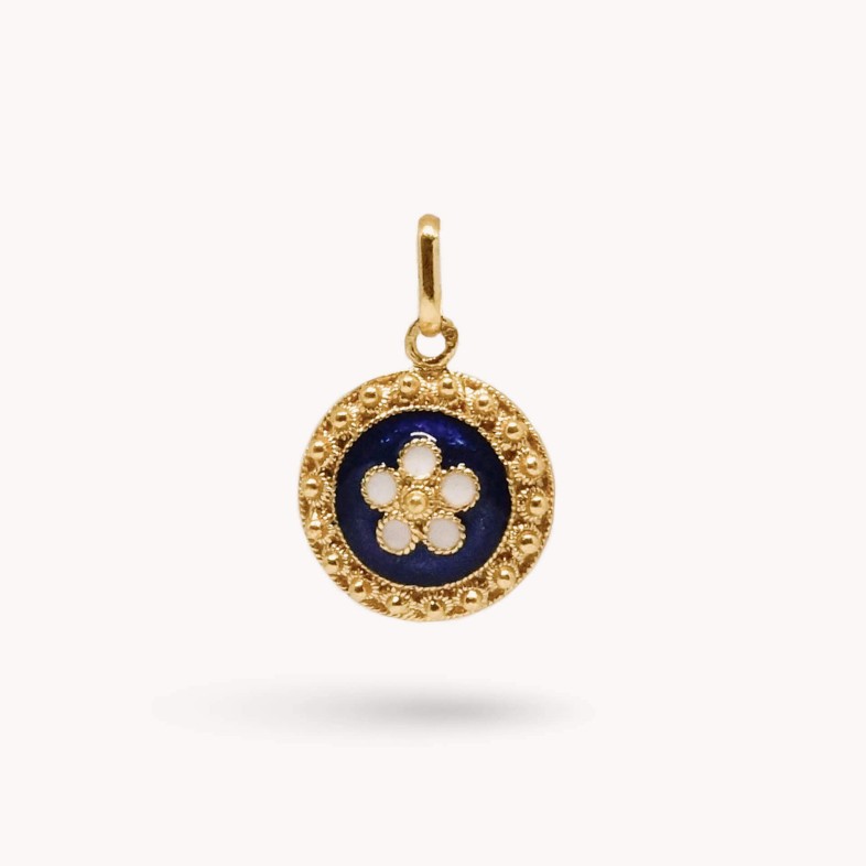 Portuguese Roses | Enamel Medal pendant