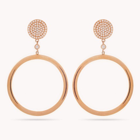 Circles | Diamond Earrings