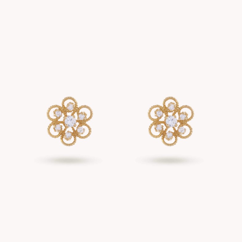 Diamond Filigree | Earrings