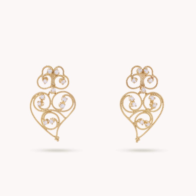 Diamond Filigree | Earrings