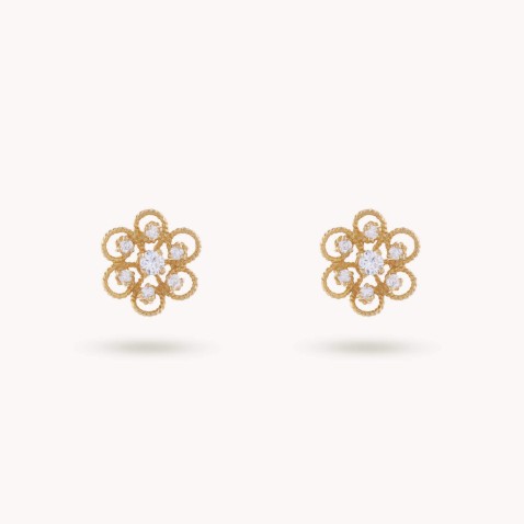 Diamond Filigree | Earrings