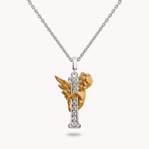 My Angel | Colar com pendente com Diamantes