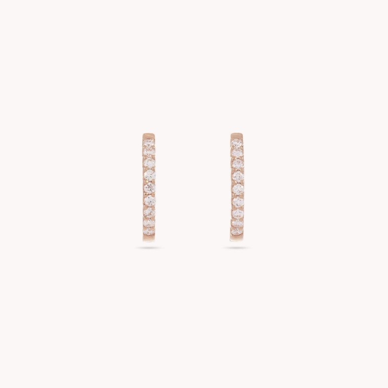 Circles | Diamond Hoop Earrings