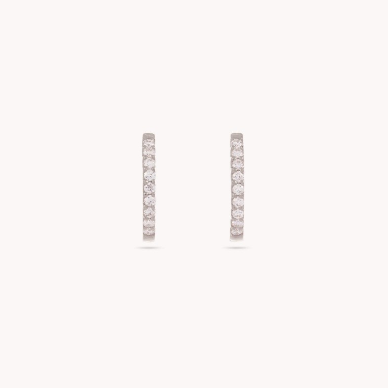 Circles | Diamond Hoop Earrings