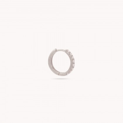 Circles | Diamond Hoop Earrings