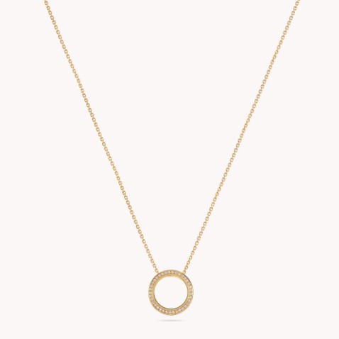 Circles | Colar com Pendente com Diamantes