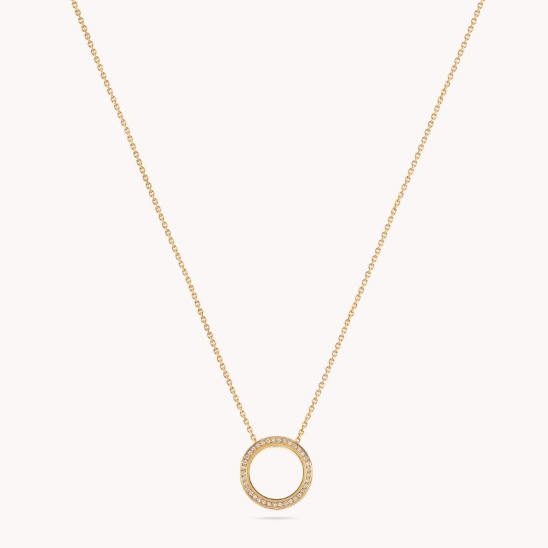 Circles | Diamond Pendant Necklace