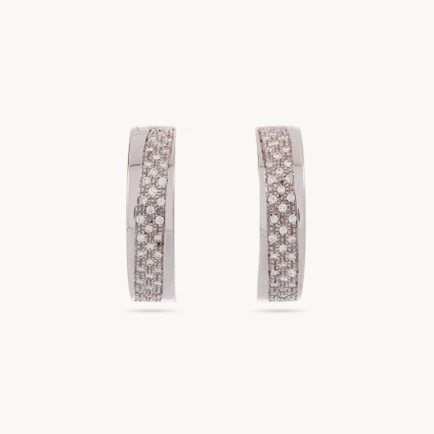 Circles | Diamond Hoop Earrings