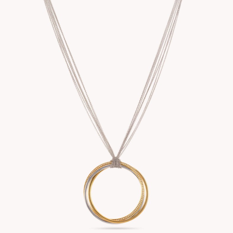 Circles | Diamond Pendant Necklace