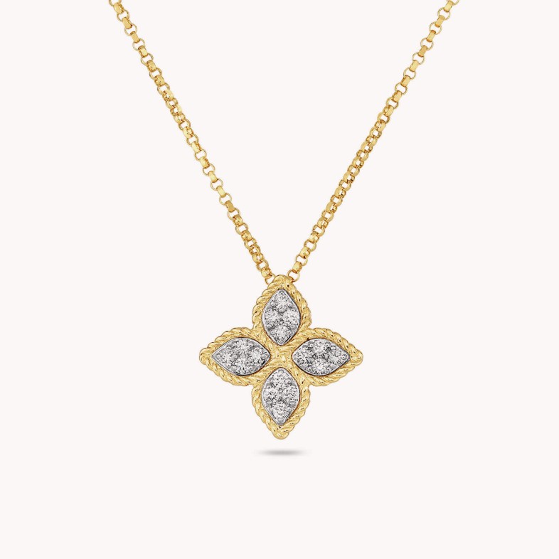 Princess Flower | Diamond Pendant Necklace