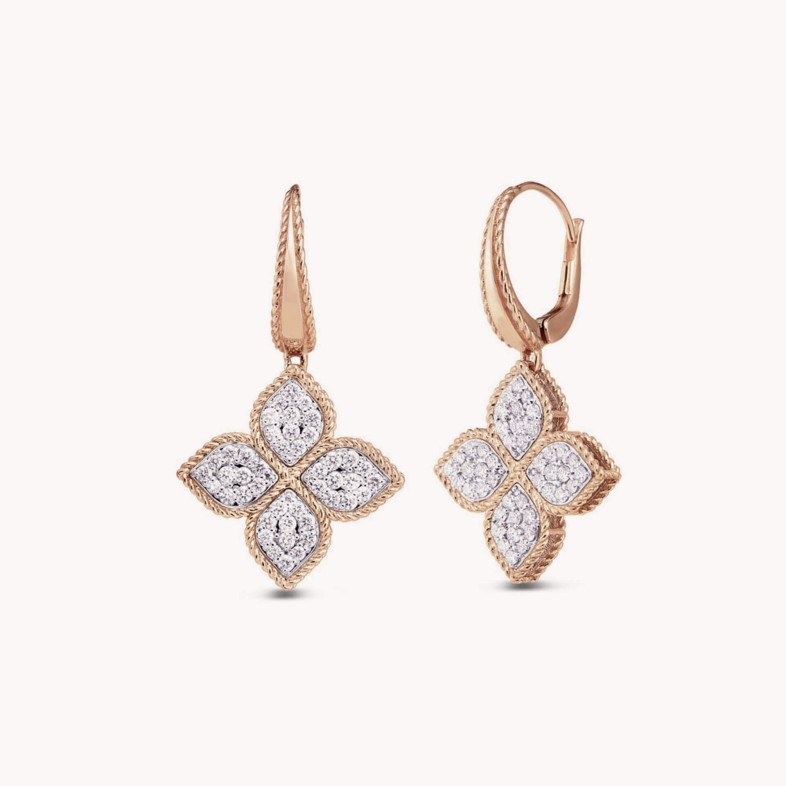 Princess Flower | Diamond Earrings