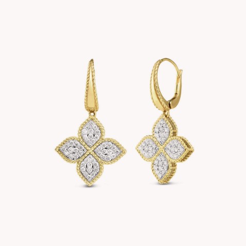 Princess Flower | Diamond Earrings