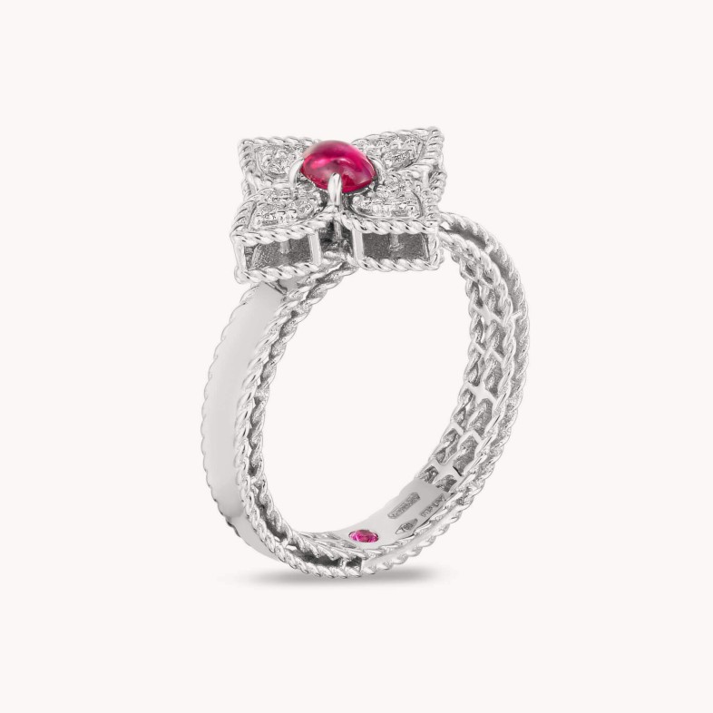 Princess Flower | Ruby and Diamond Ring