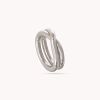 Plain silver / Rhodium-plated silver