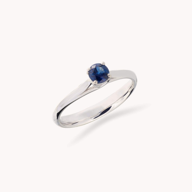 Diamond and Sapphire Ring