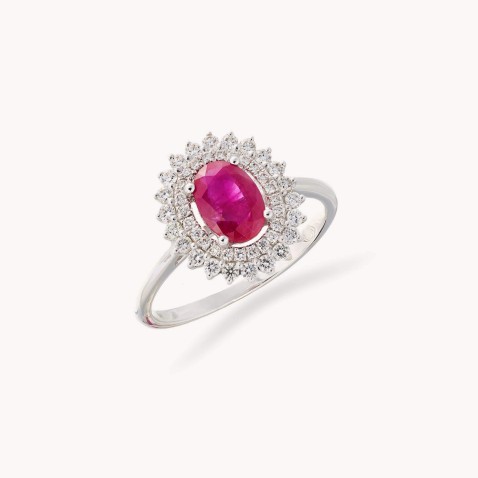 Diamond and Ruby Ring