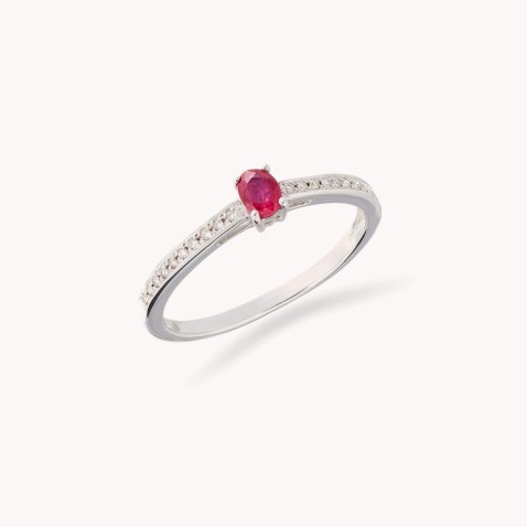 Diamond and Ruby Ring