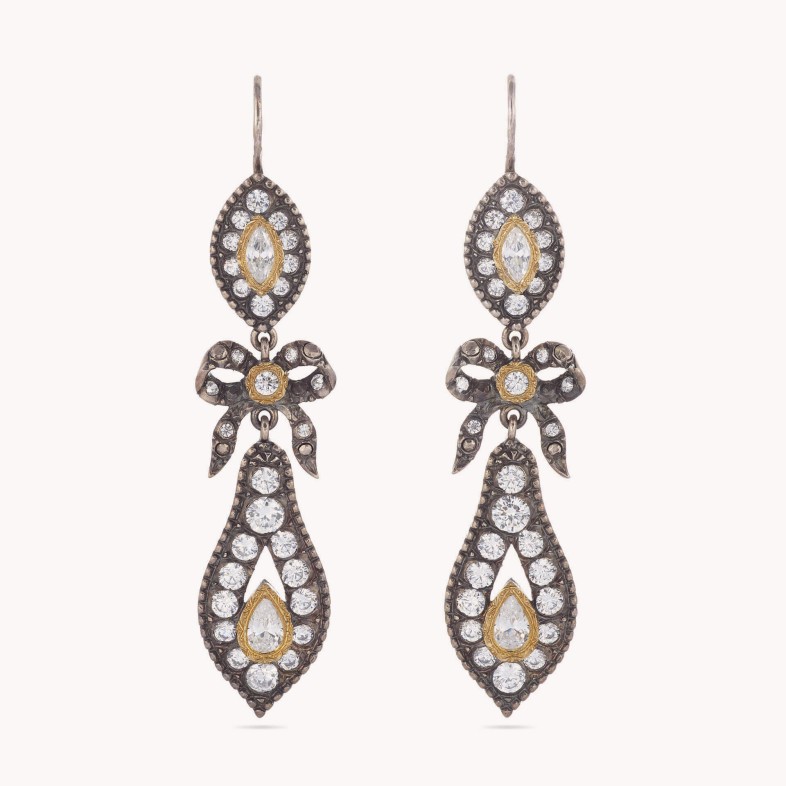 Silver and Gold Earrings