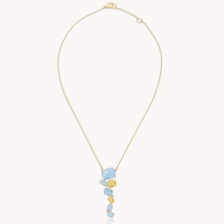 Ipanema | Aquamarine and Diamond Necklace