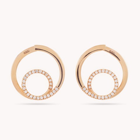 Circles | Diamond Hoop Earrings