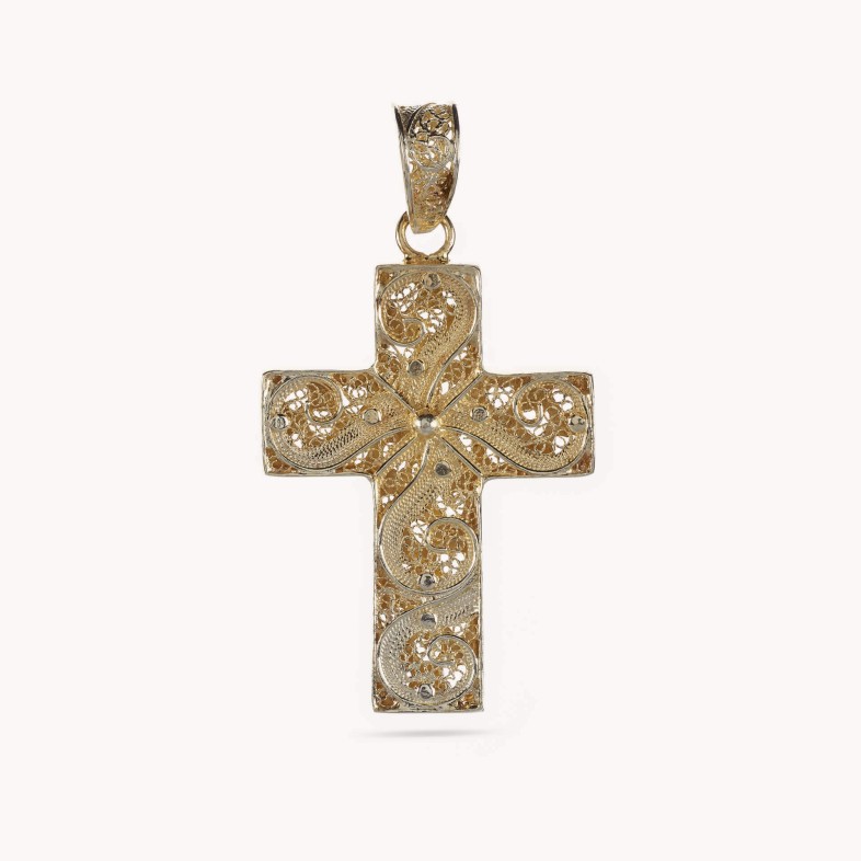 Filigree cross