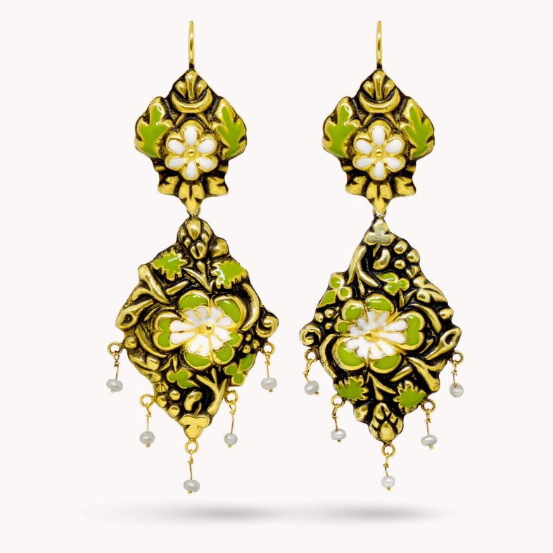 NEOBAROQ | Enamel Earrings