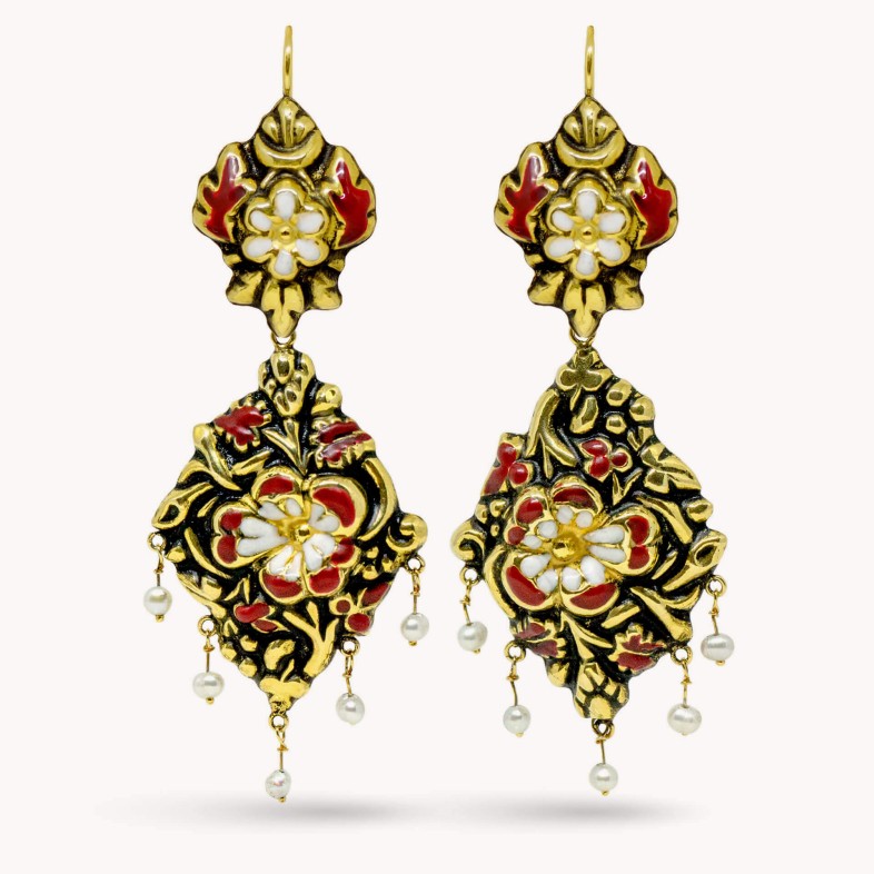 NEOBAROQ | Enamel Earrings