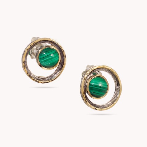 Malachite Earrings