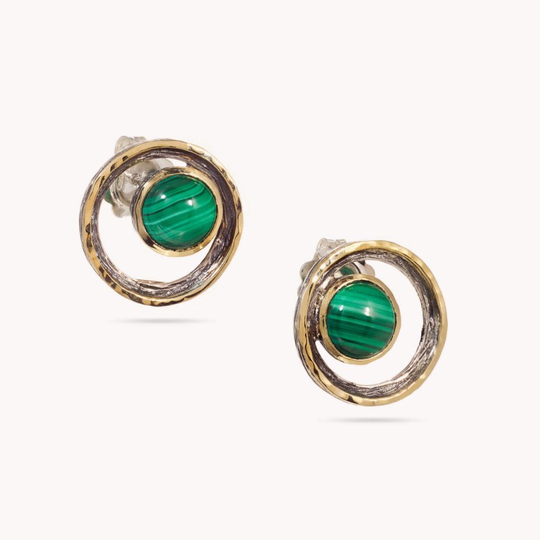 Malachite Earrings