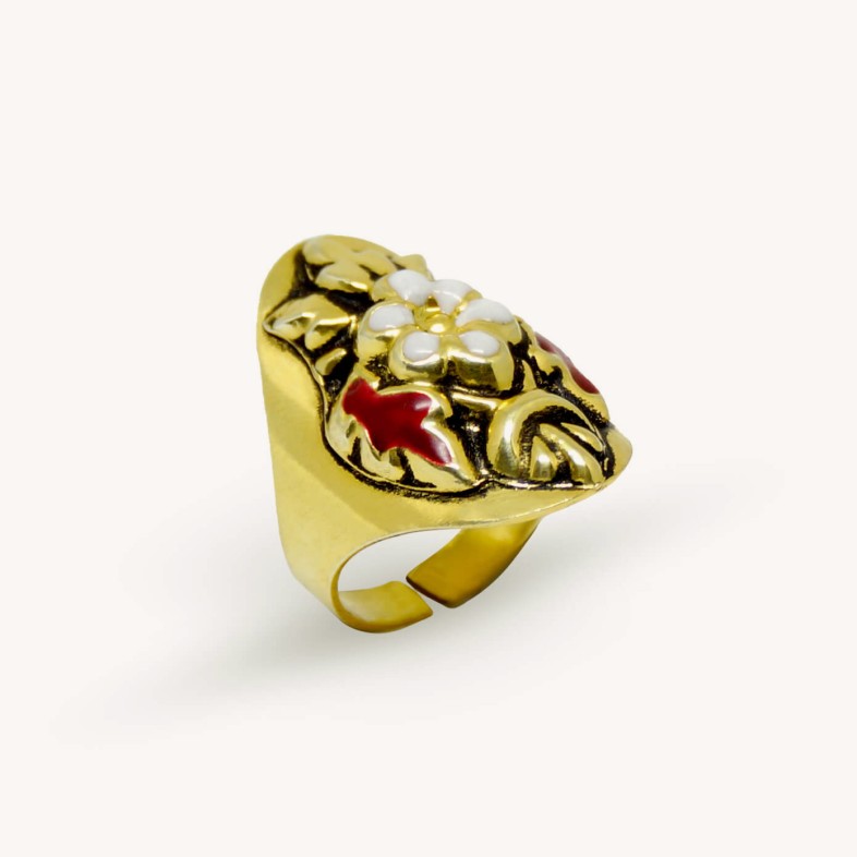 NEOBAROQ | Enamel Gold Ring