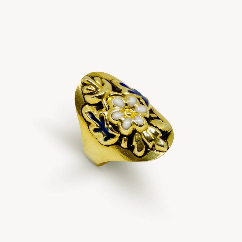 NEOBAROQ | Enamel Gold Ring