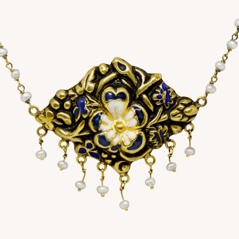 NEOBAROQ | Enamel Gold Necklace