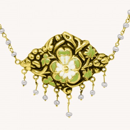 NEOBAROQ | Enamel Gold Necklace