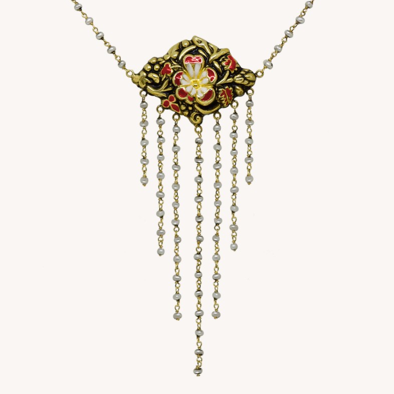 NEOBAROQ | Enamel Gold Necklace